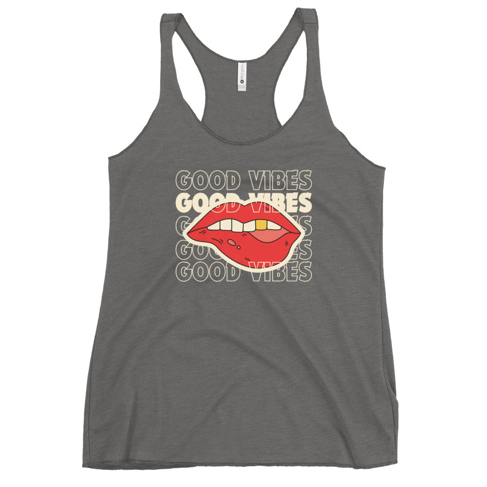 RACERBACK TANK TOP GOOD VIBES