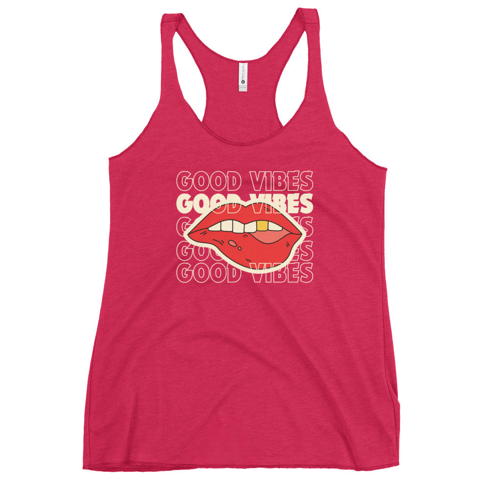 RACERBACK TANK TOP GOOD VIBES