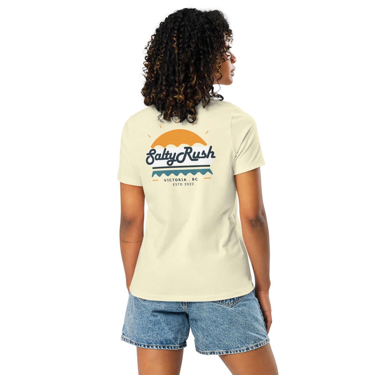 SALTY RUSH WOMENS CREWNECK TSHIRT SUMMER TSHIRTS