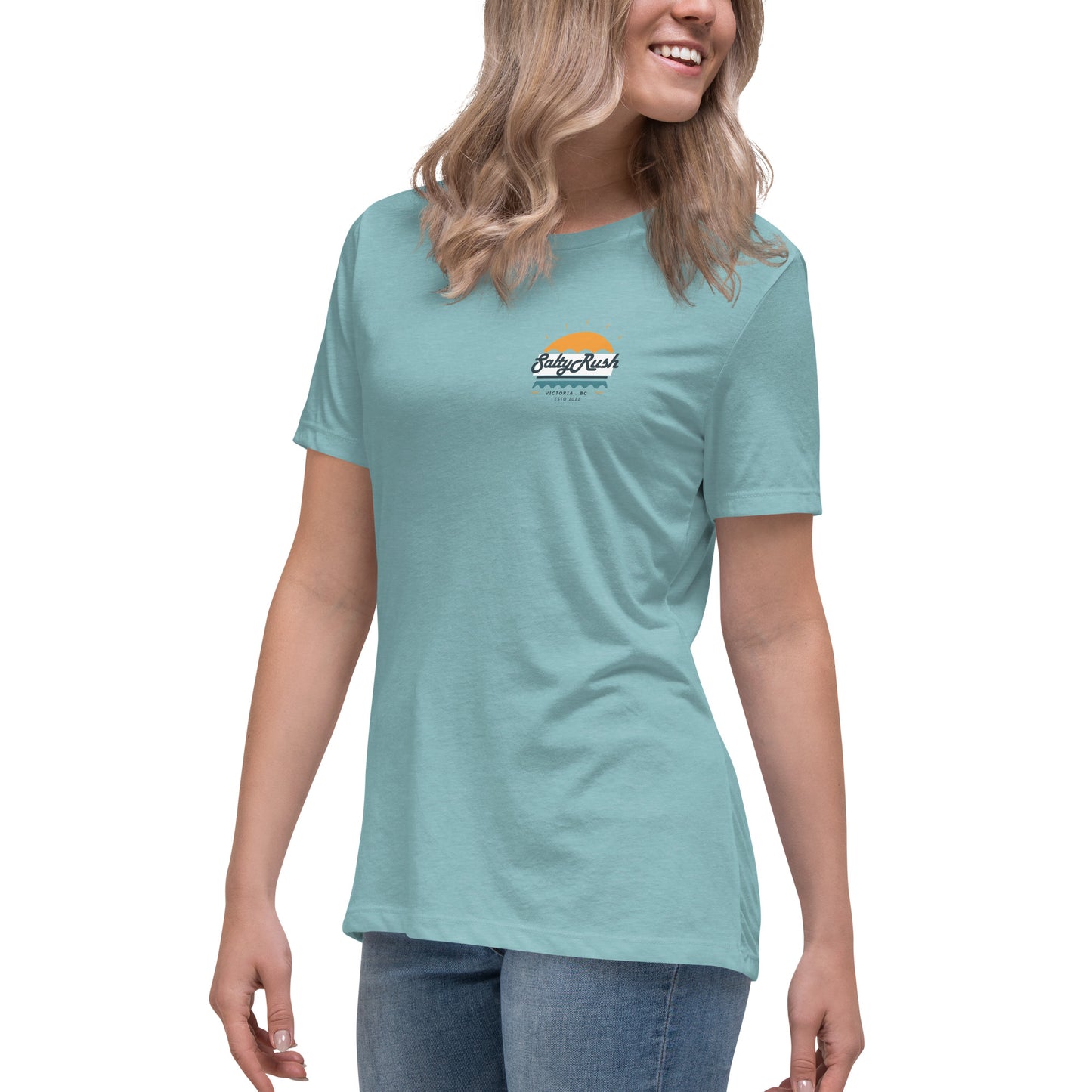 SALTY RUSH WOMENS CREWNECK TSHIRT SUMMER TSHIRTS