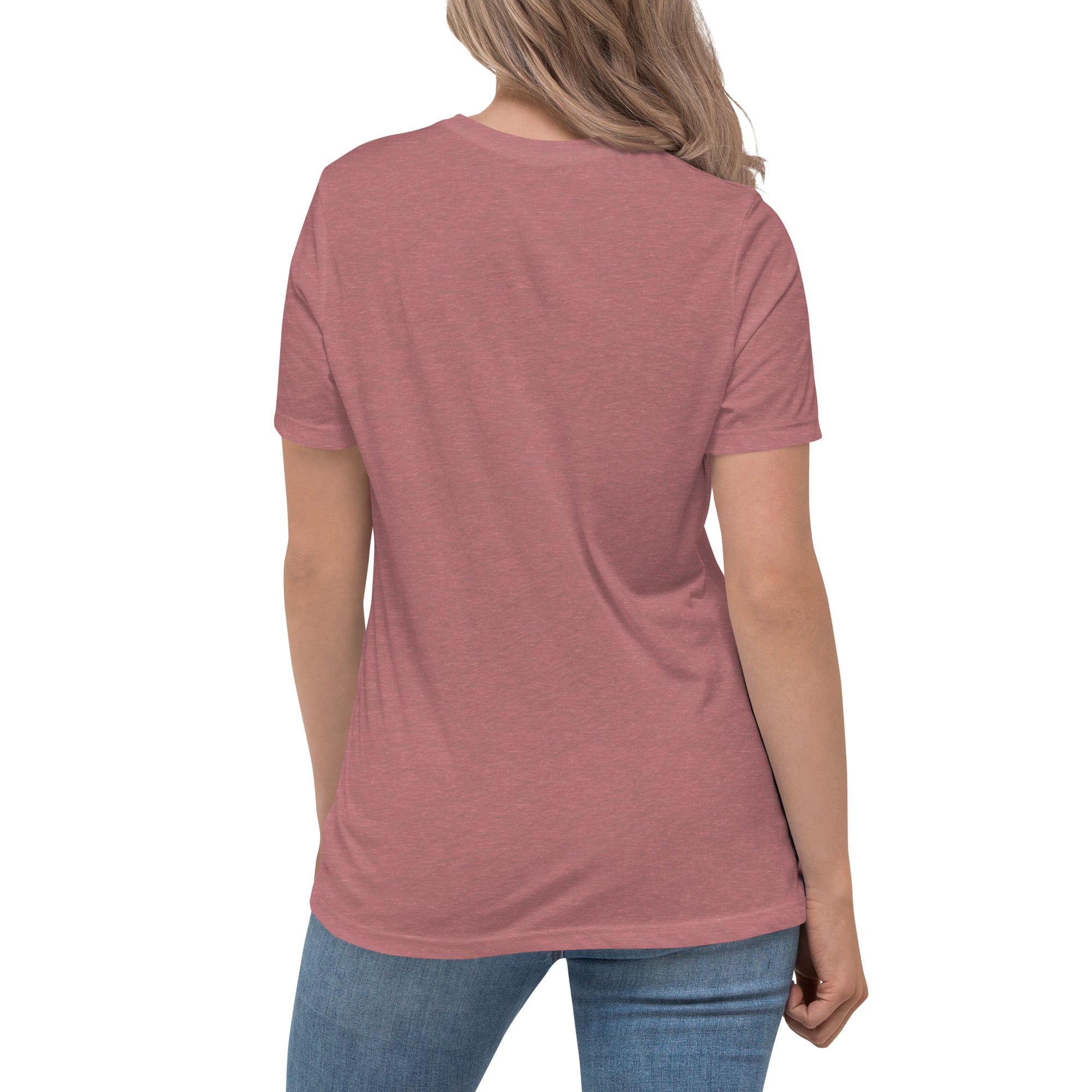 GOOD VIBES WOMEN RELAXED TSHIRT COTTON CREWNECK TEES