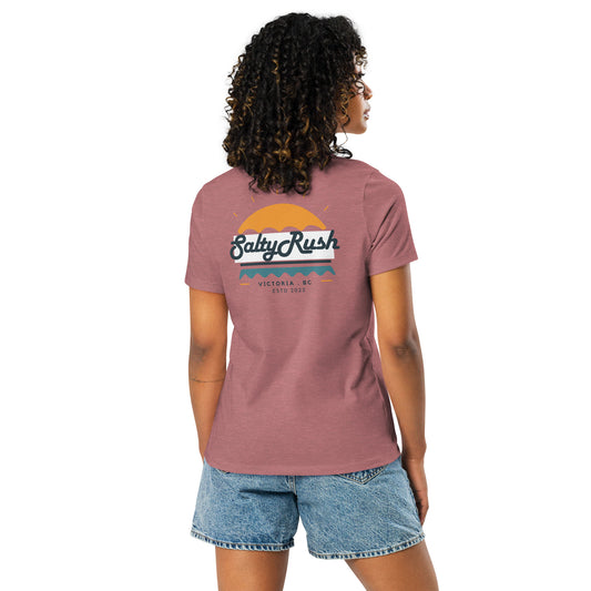 SALTY RUSH WOMENS CREWNECK TSHIRT SUMMER TSHIRTS