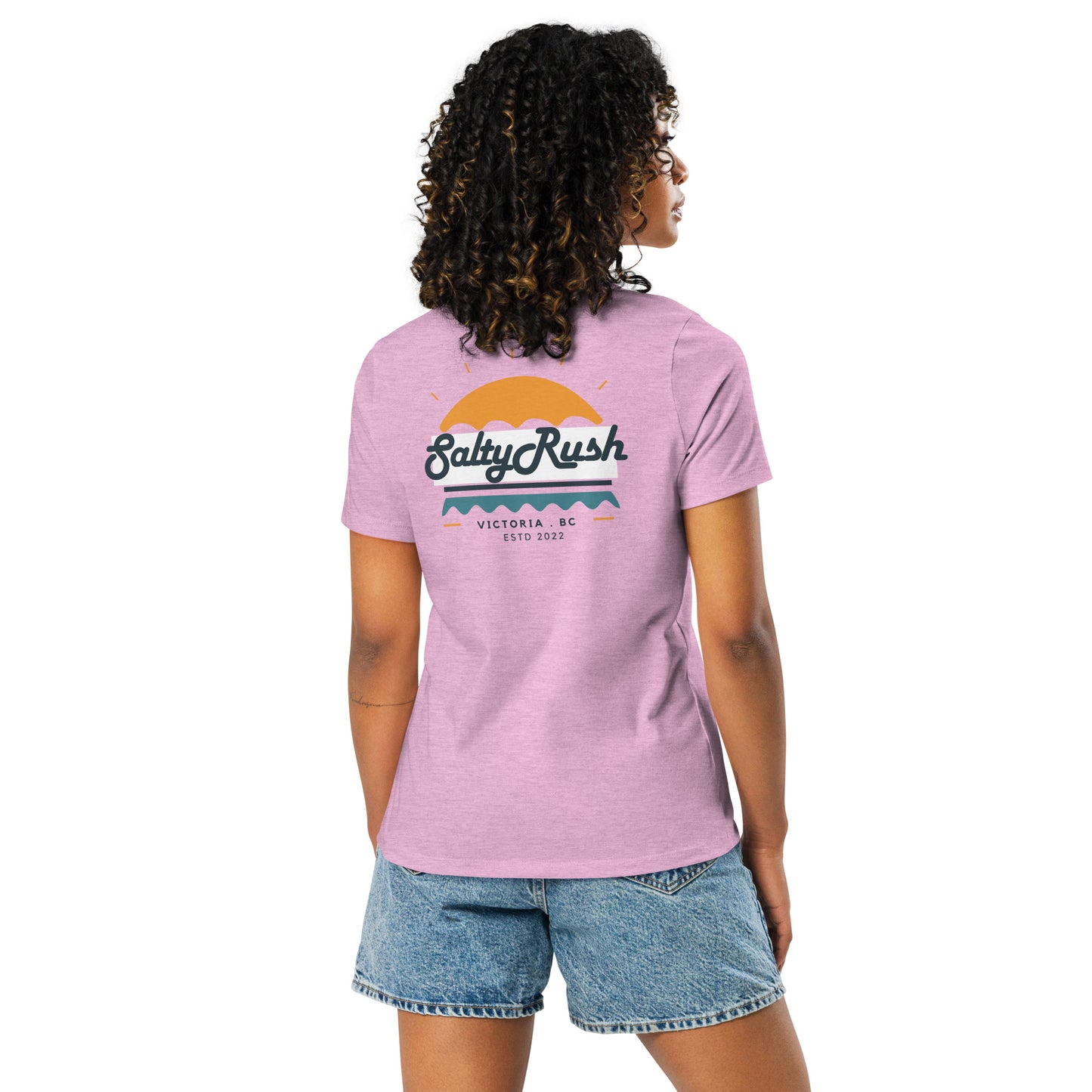 SALTY RUSH WOMENS CREWNECK TSHIRT SUMMER TSHIRTS