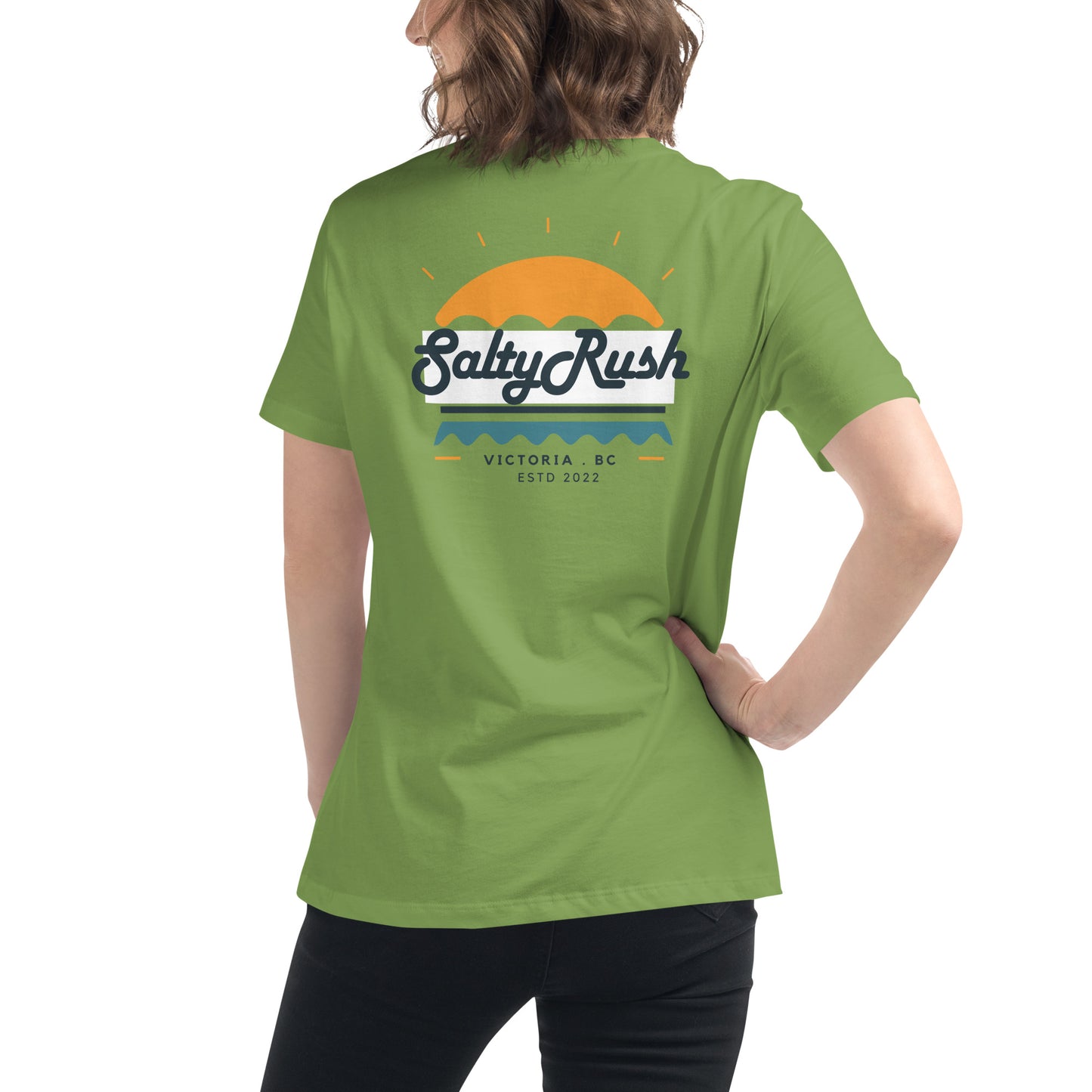 SALTY RUSH WOMENS CREWNECK TSHIRT SUMMER TSHIRTS