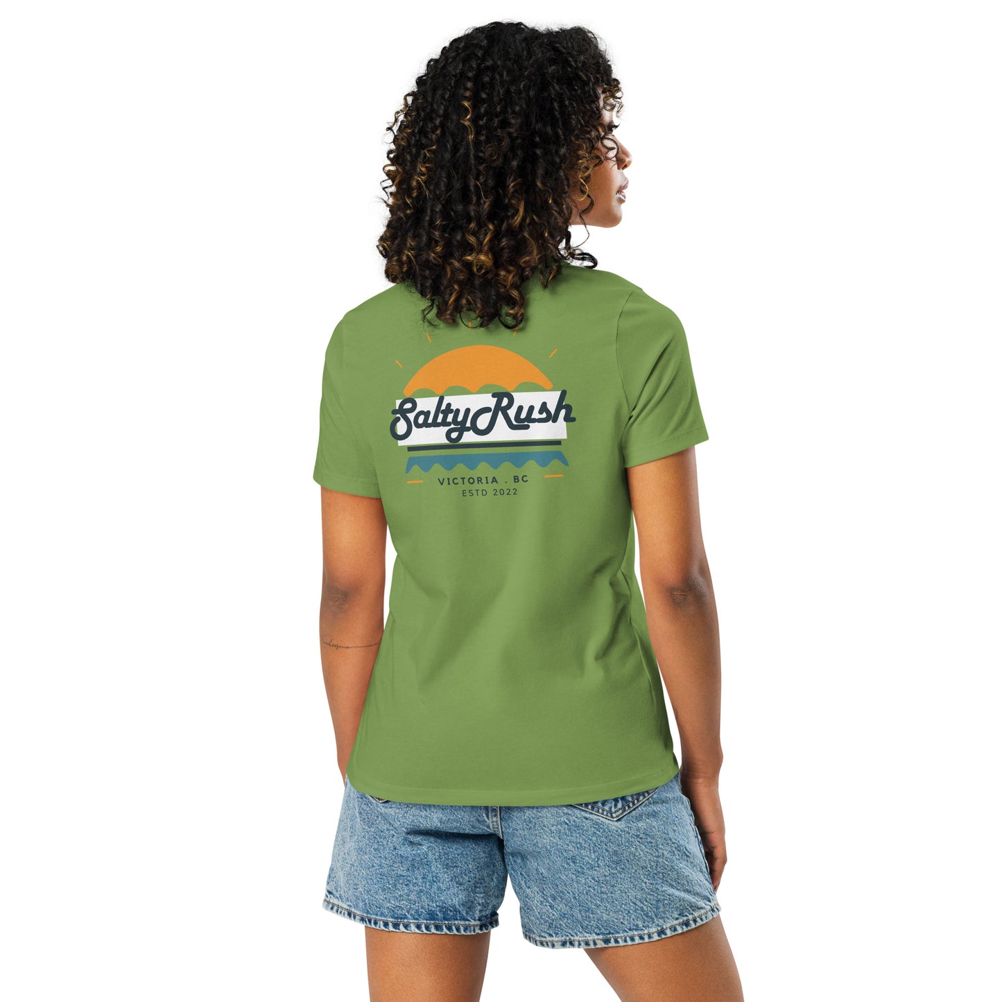 SALTY RUSH WOMENS CREWNECK TSHIRT SUMMER TSHIRTS