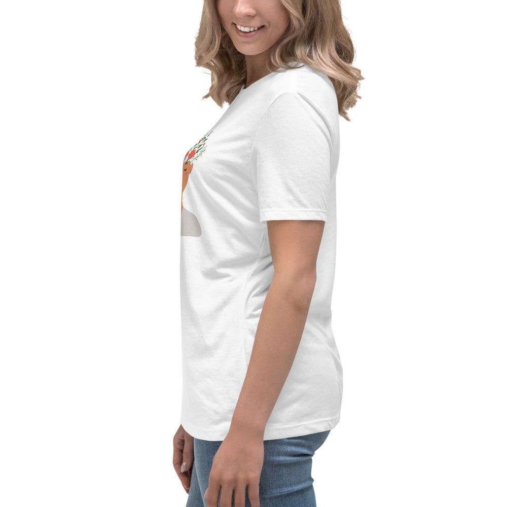 POSITIVE VIBES WOMEN'S RELAXED TSHIRTS