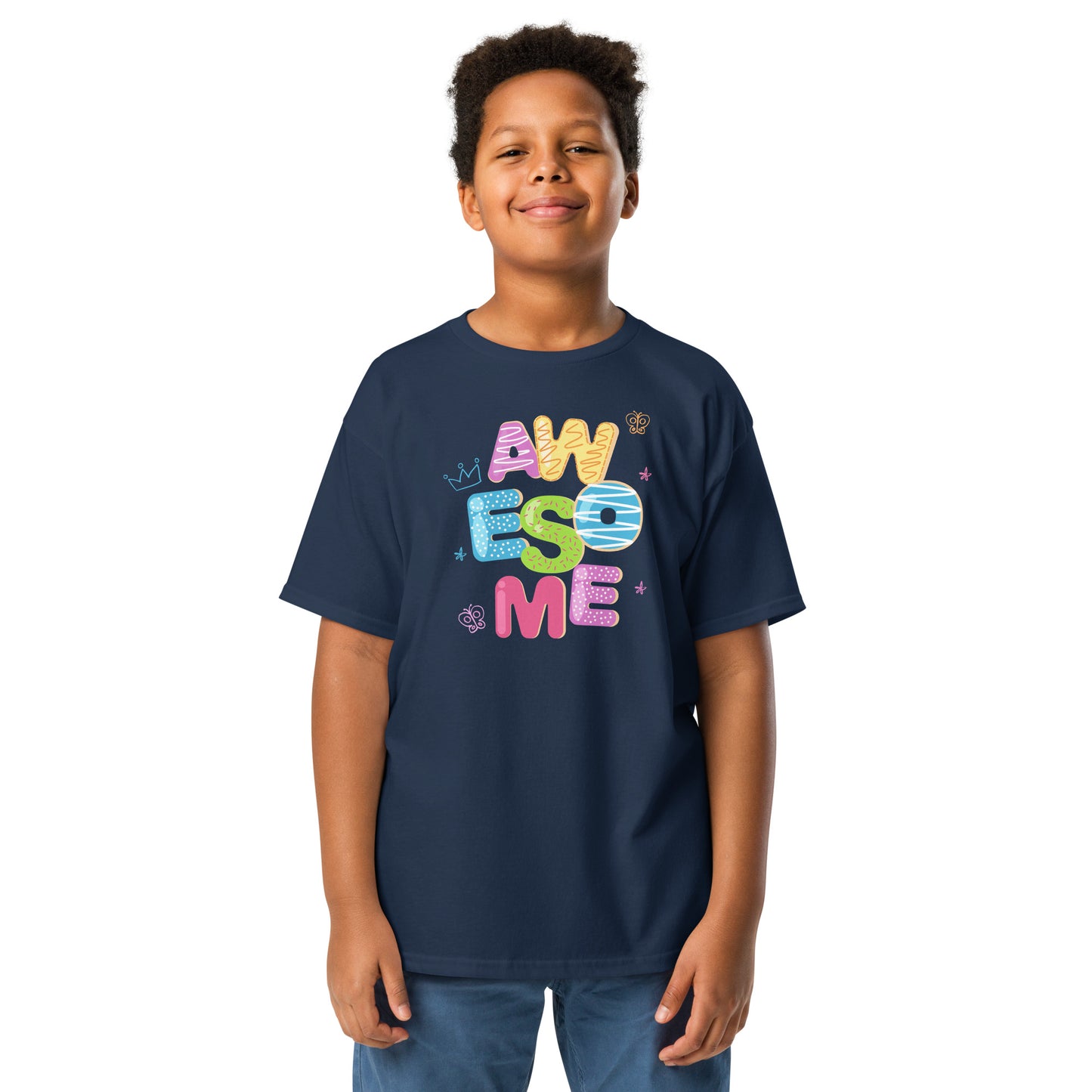 PREMIUM CLASSC CREW COTTON T-SHIRT FOR YOUTH