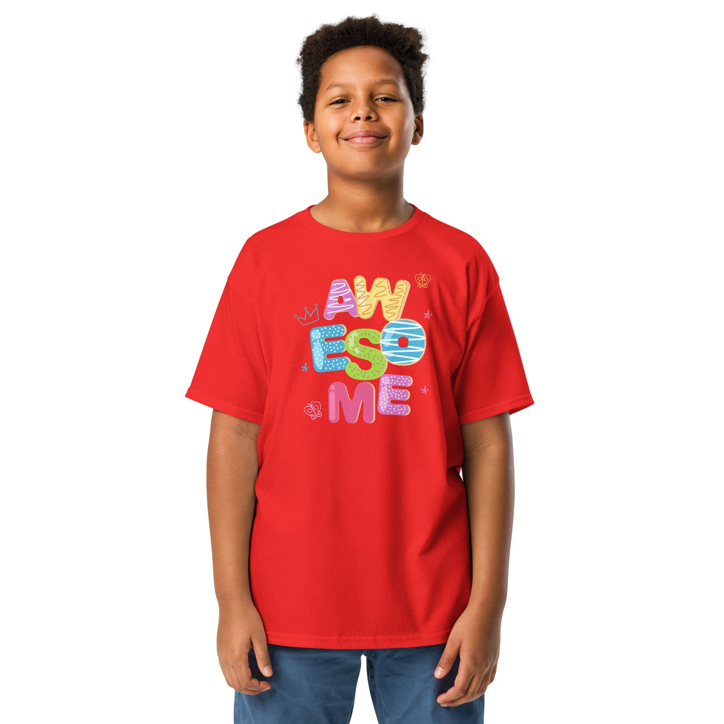 PREMIUM CLASSC CREW COTTON T-SHIRT FOR YOUTH