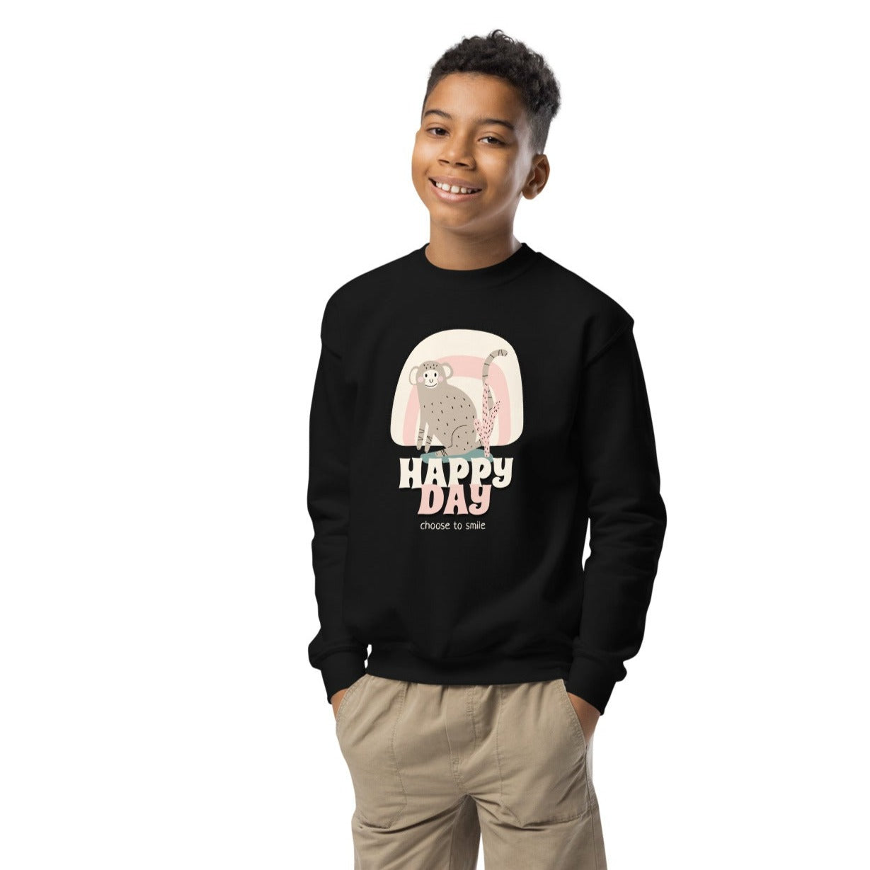 HAPPY DAY SWEATSHIRTS FOR YOUTH UNISEX