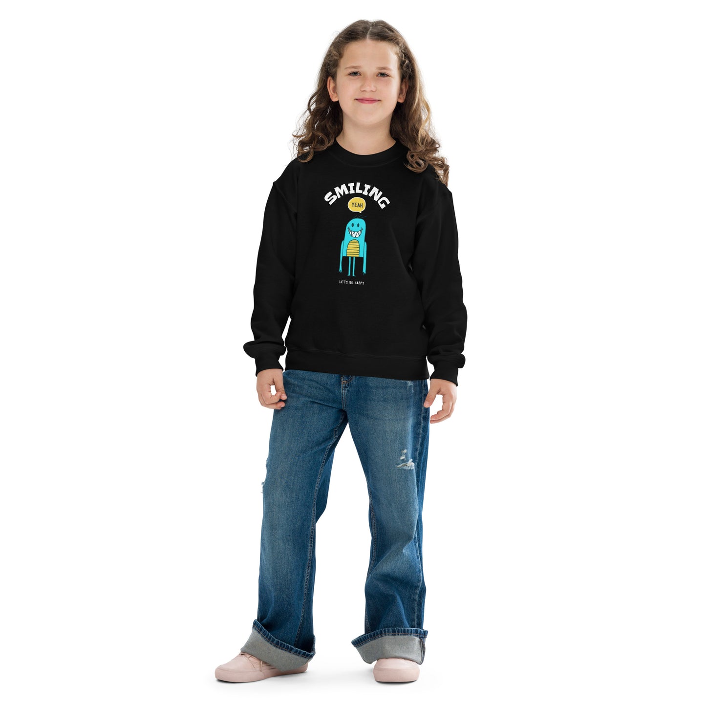 GENDER NEUTRAL KIDS SWEATSHIRT SMILE