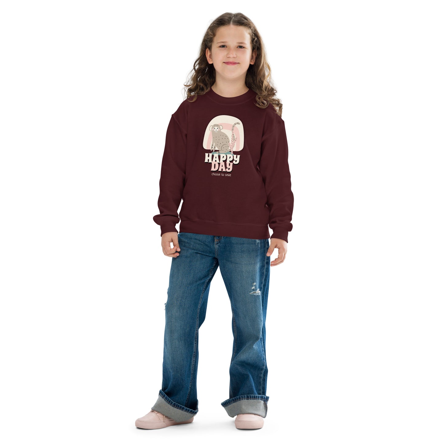 HAPPY DAY SWEATSHIRTS FOR YOUTH UNISEX