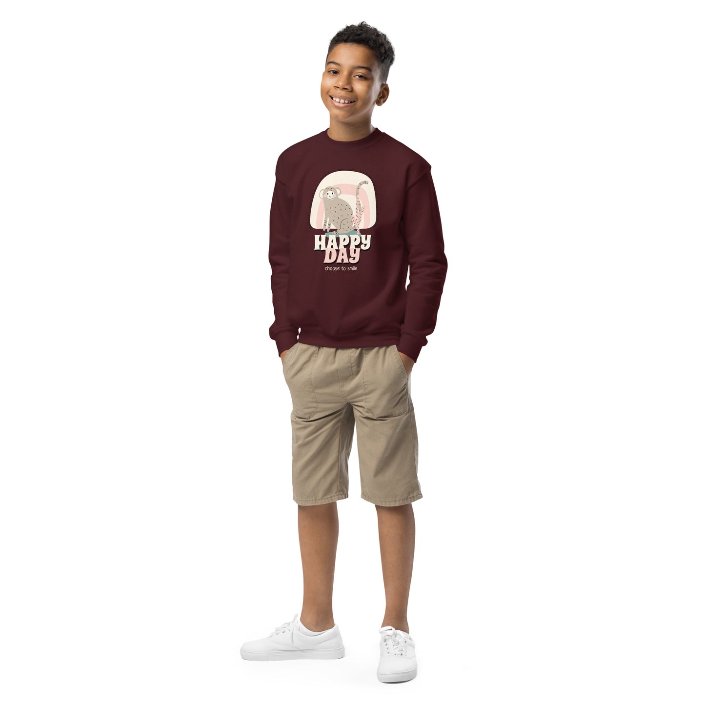 HAPPY DAY SWEATSHIRTS FOR YOUTH UNISEX