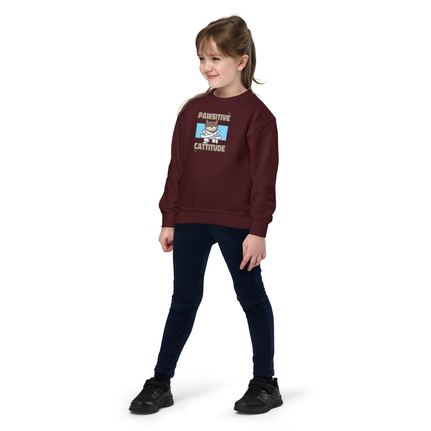 KIDS CREW SWEATSHIRTS SOFT AND CONFORTABLE