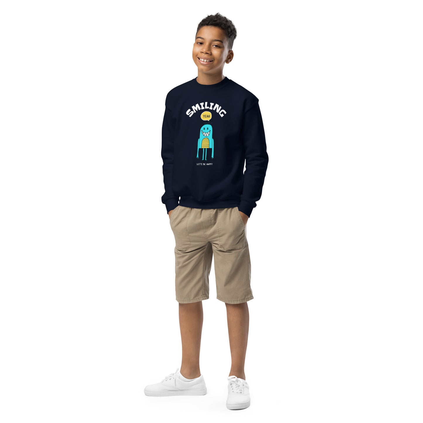 GENDER NEUTRAL KIDS SWEATSHIRT SMILE