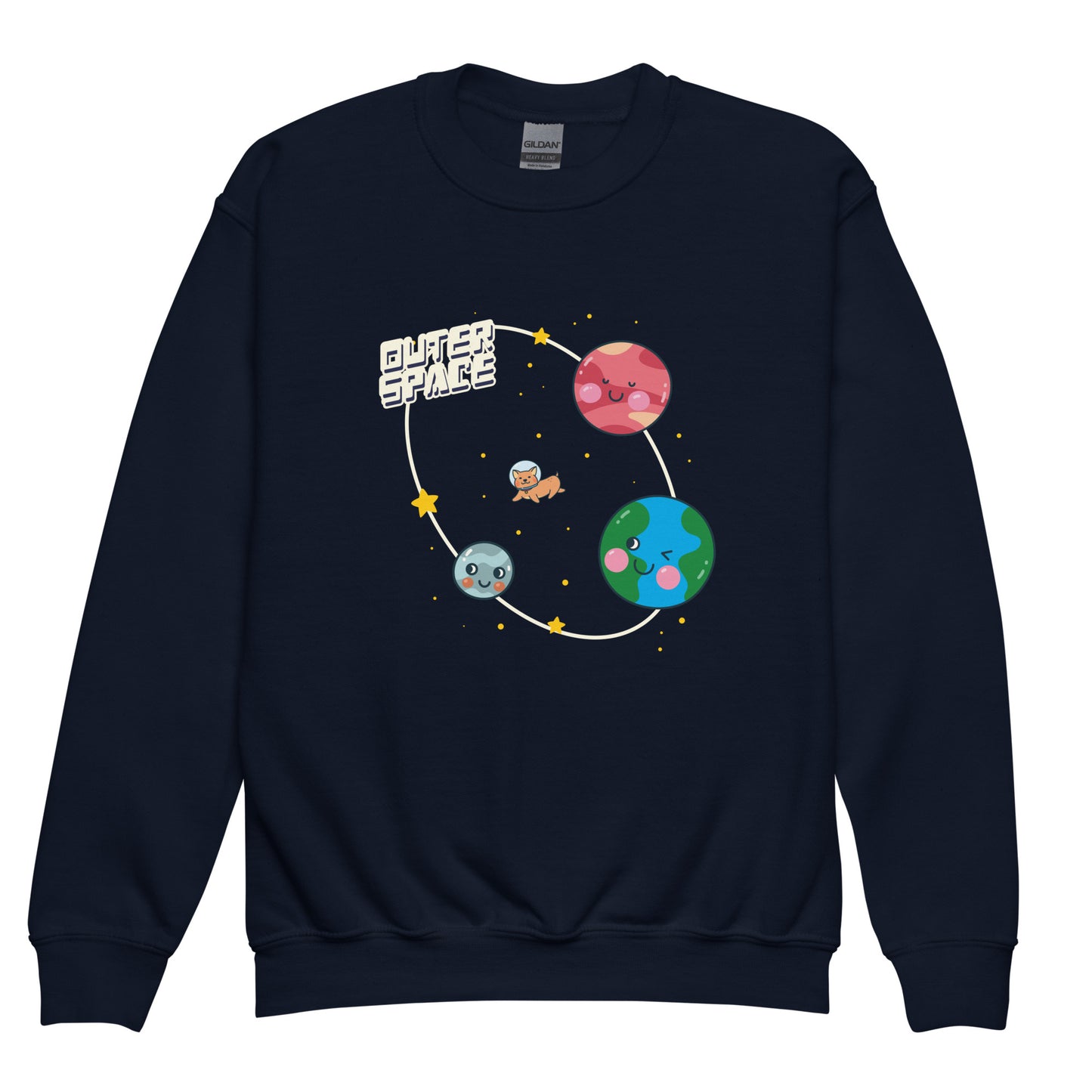 OUTER SPACE SWEATSHIRT FOR KIDS