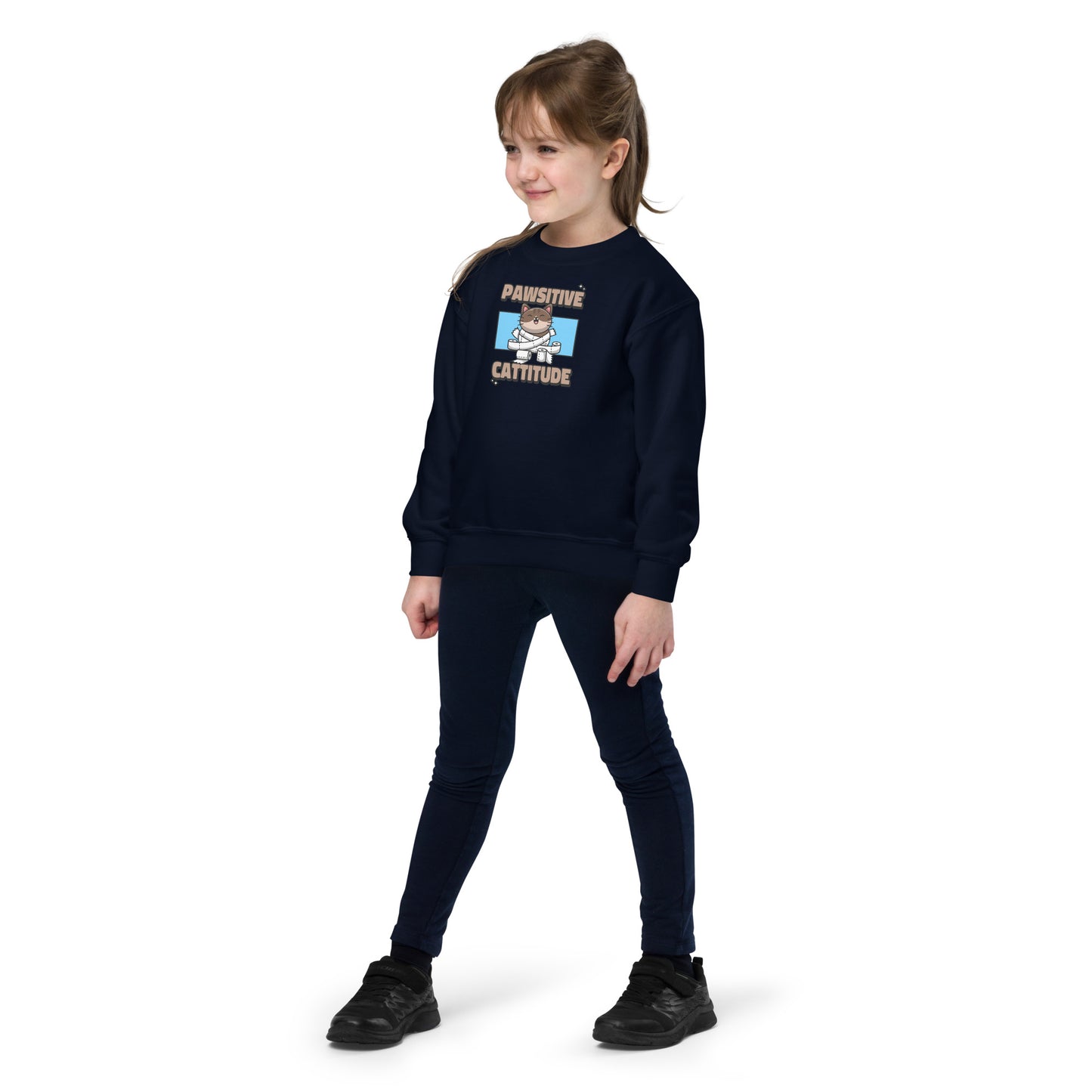 KIDS CREW SWEATSHIRTS SOFT AND CONFORTABLE