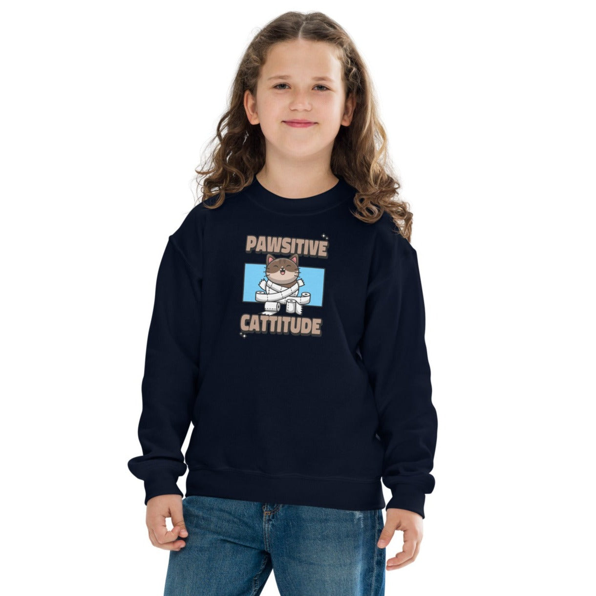 KIDS CREW SWEATSHIRTS SOFT AND CONFORTABLE