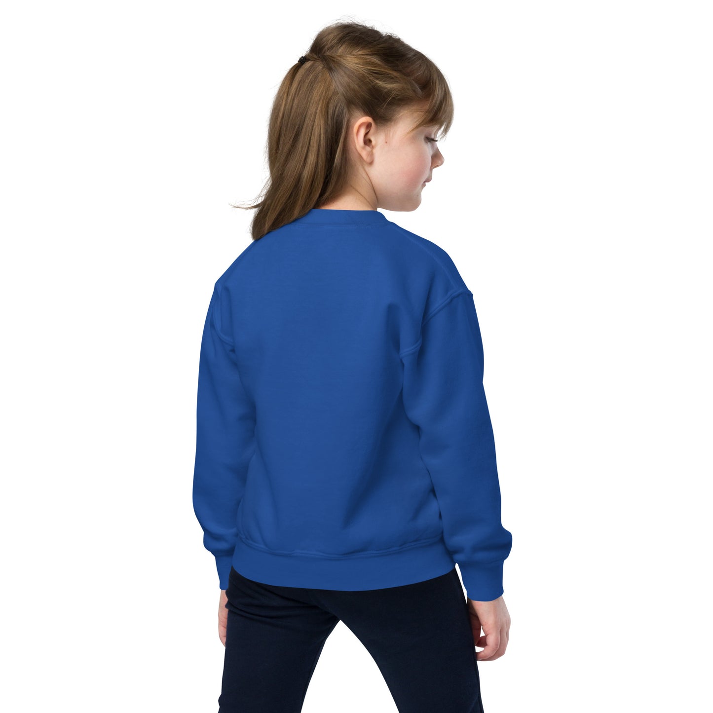 GENDER NEUTRAL CREWNECK SWEATSHIRT FOR KIDS EMBROIDERED