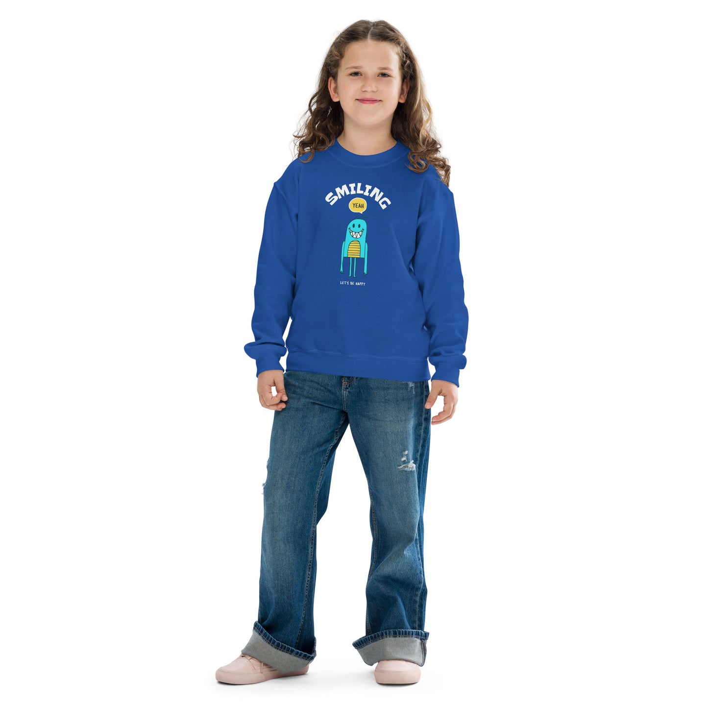 GENDER NEUTRAL KIDS SWEATSHIRT SMILE