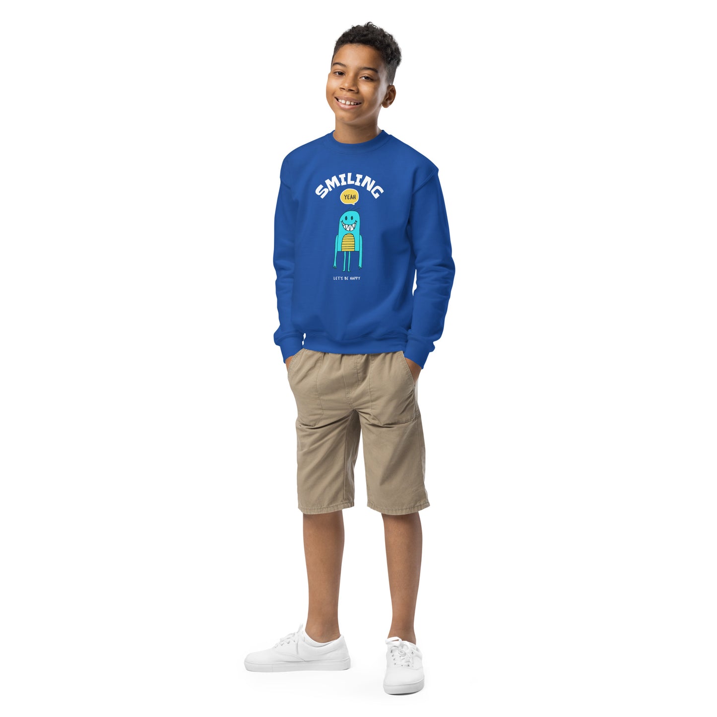 GENDER NEUTRAL KIDS SWEATSHIRT SMILE