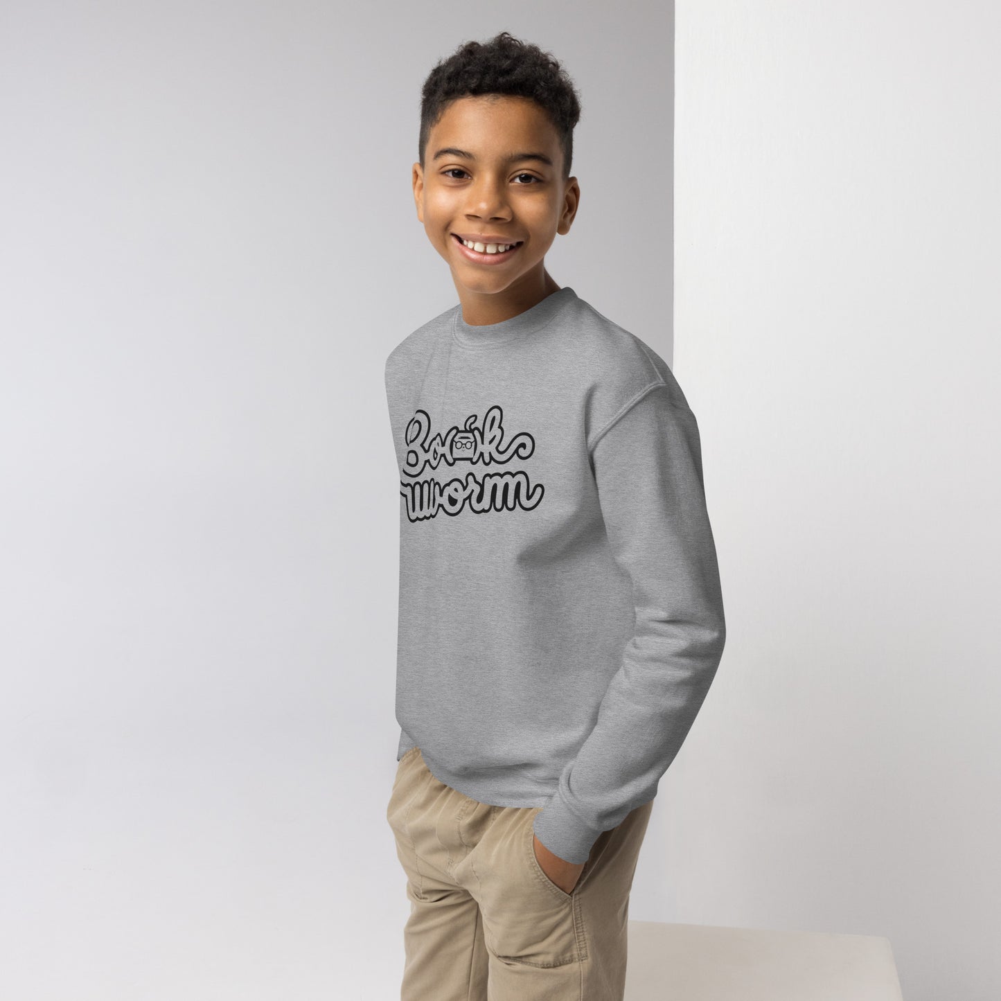 BOOKWORK CREWNECK SWEATSHIRT FOR YOUTH