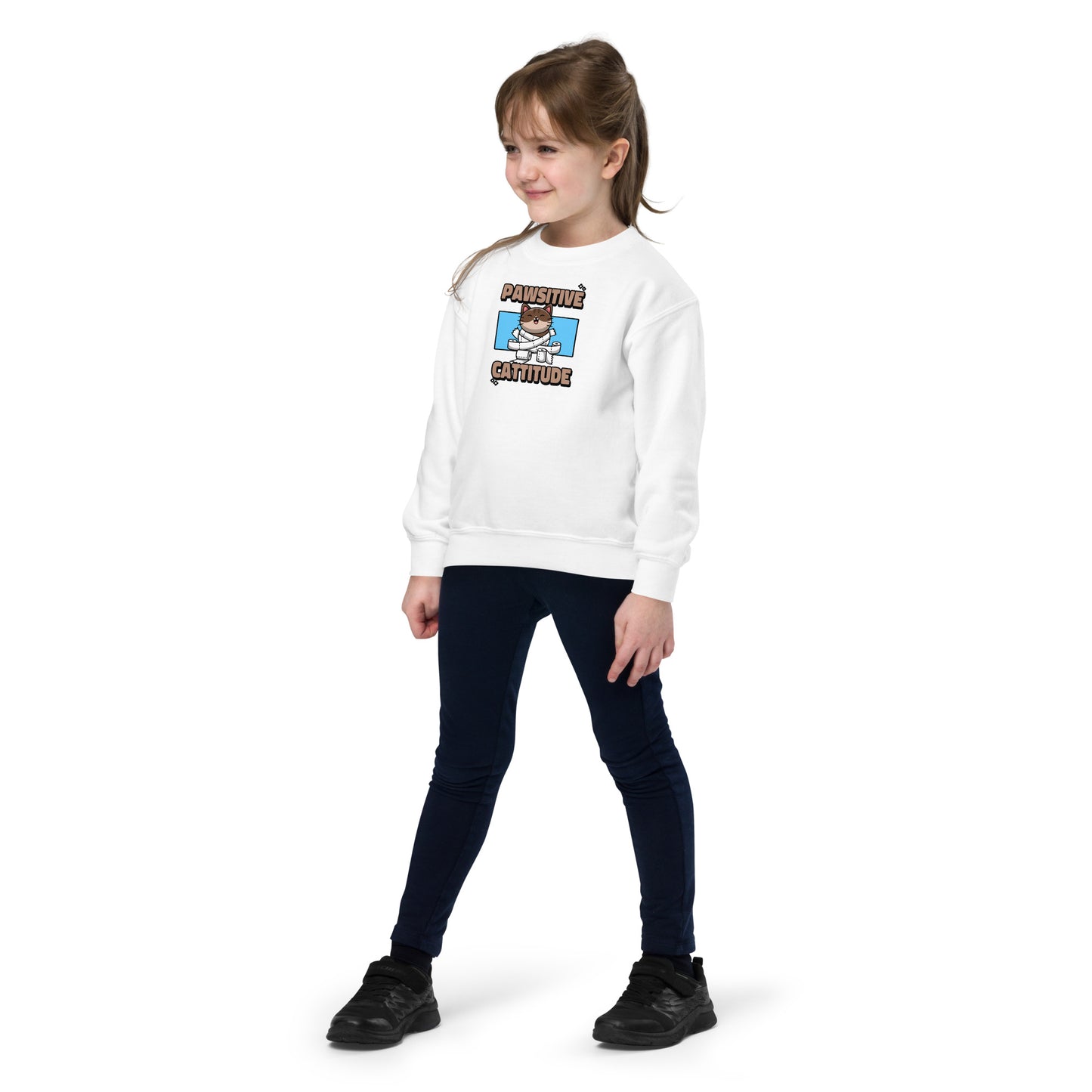 KIDS CREW SWEATSHIRTS SOFT AND CONFORTABLE