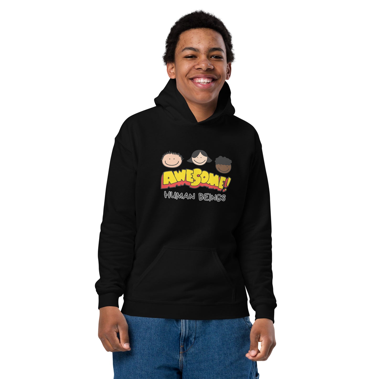 HOODIES FOR KIDS AWESOME HUMAN BEING HOODIES FOR GIRLS UNISEX