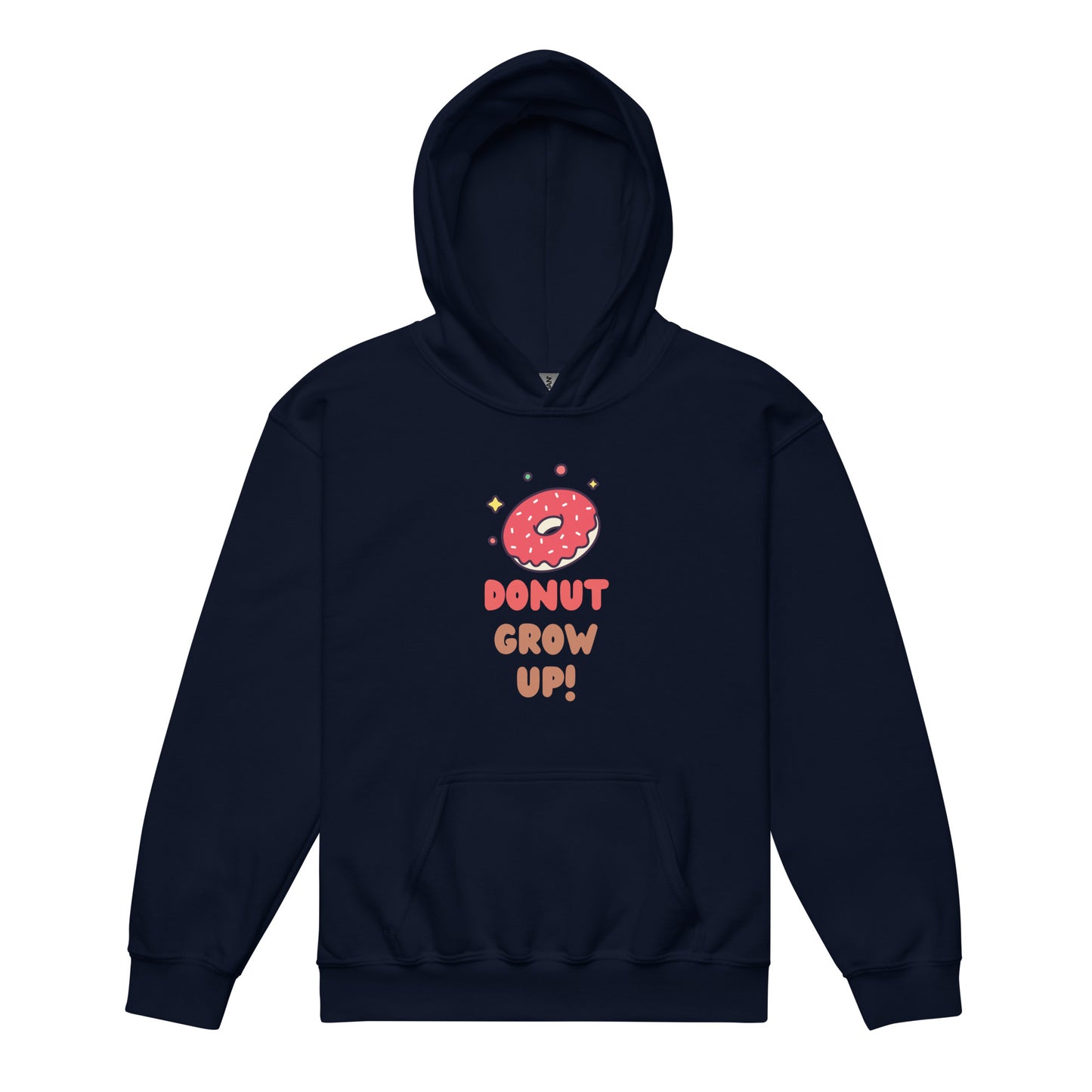 DONUT GROW UP HOODIES FOR GIRLS AND BOYS