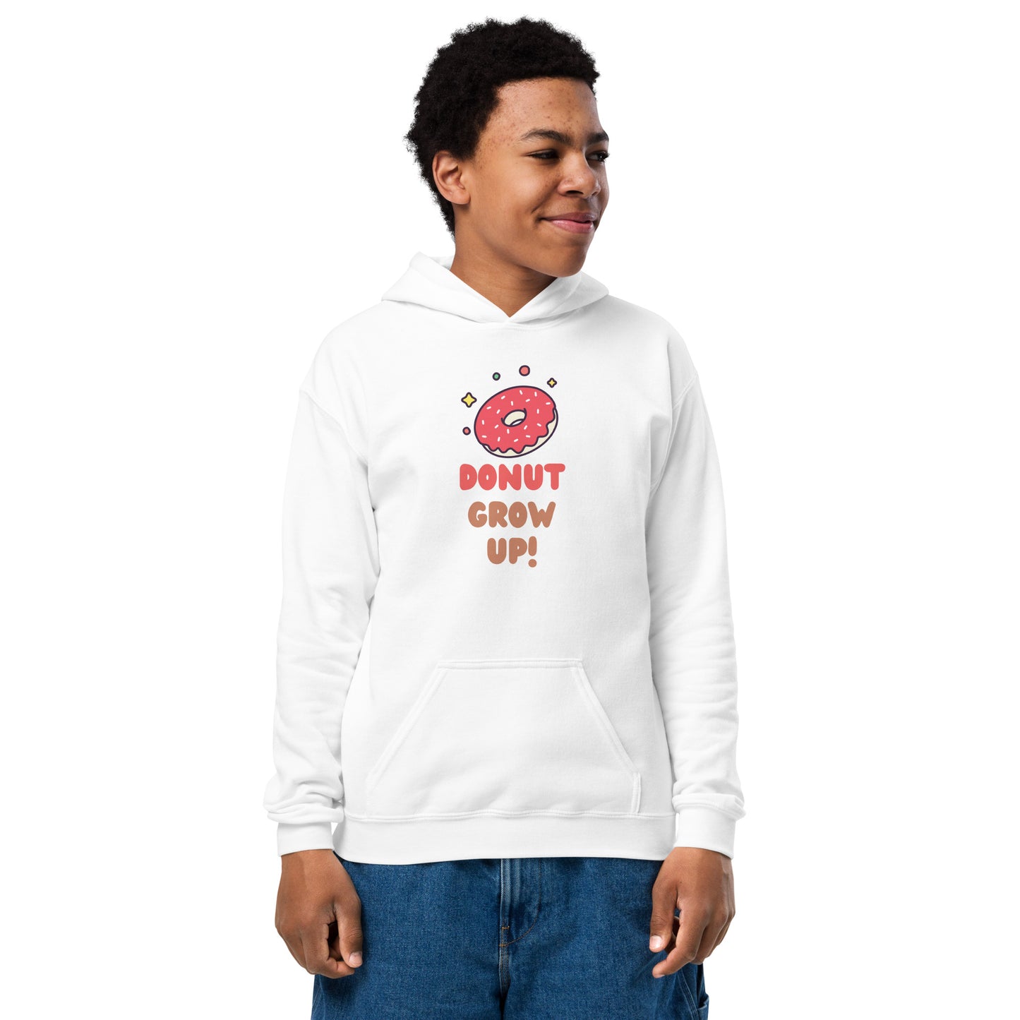 DONUT GROW UP HOODIES FOR GIRLS AND BOYS