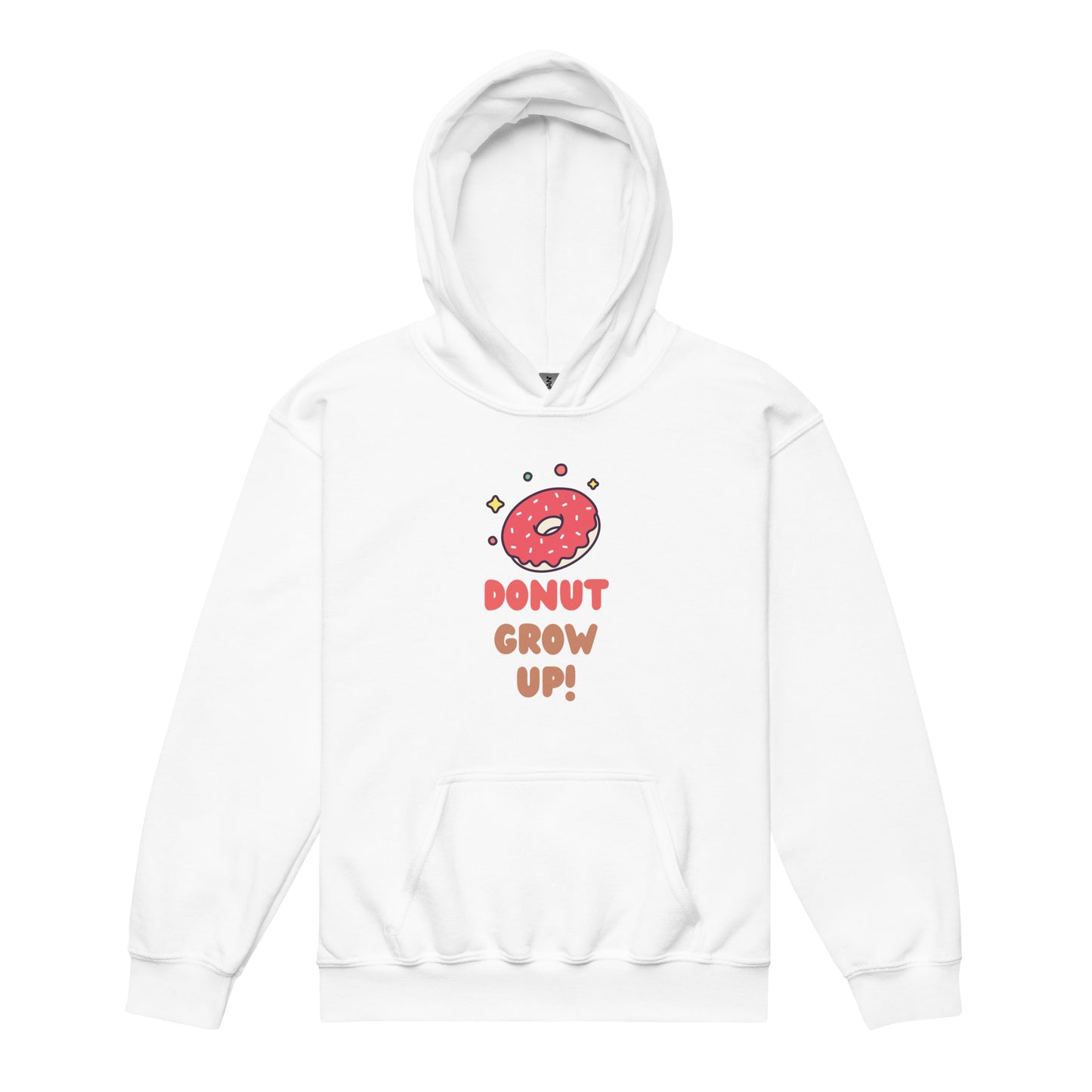 DONUT GROW UP HOODIES FOR GIRLS AND BOYS