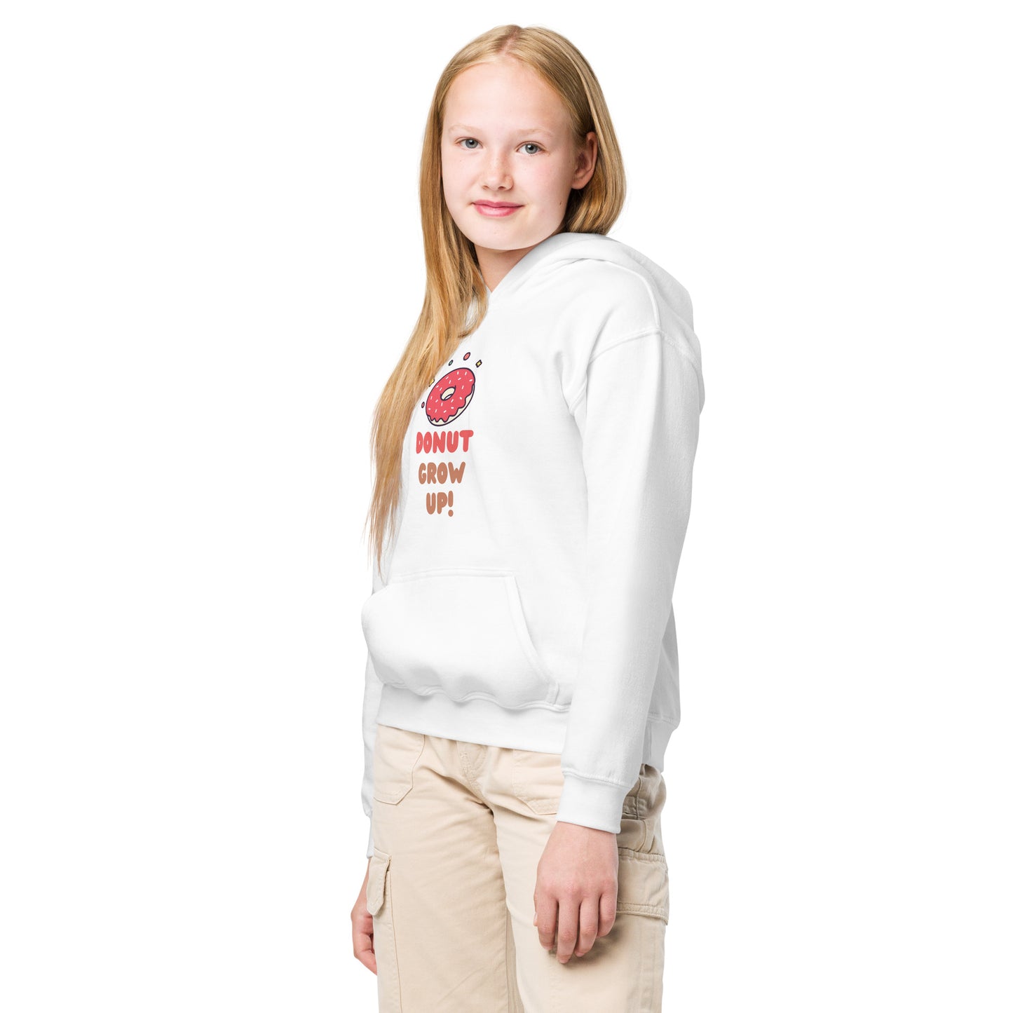 DONUT GROW UP HOODIES FOR GIRLS AND BOYS