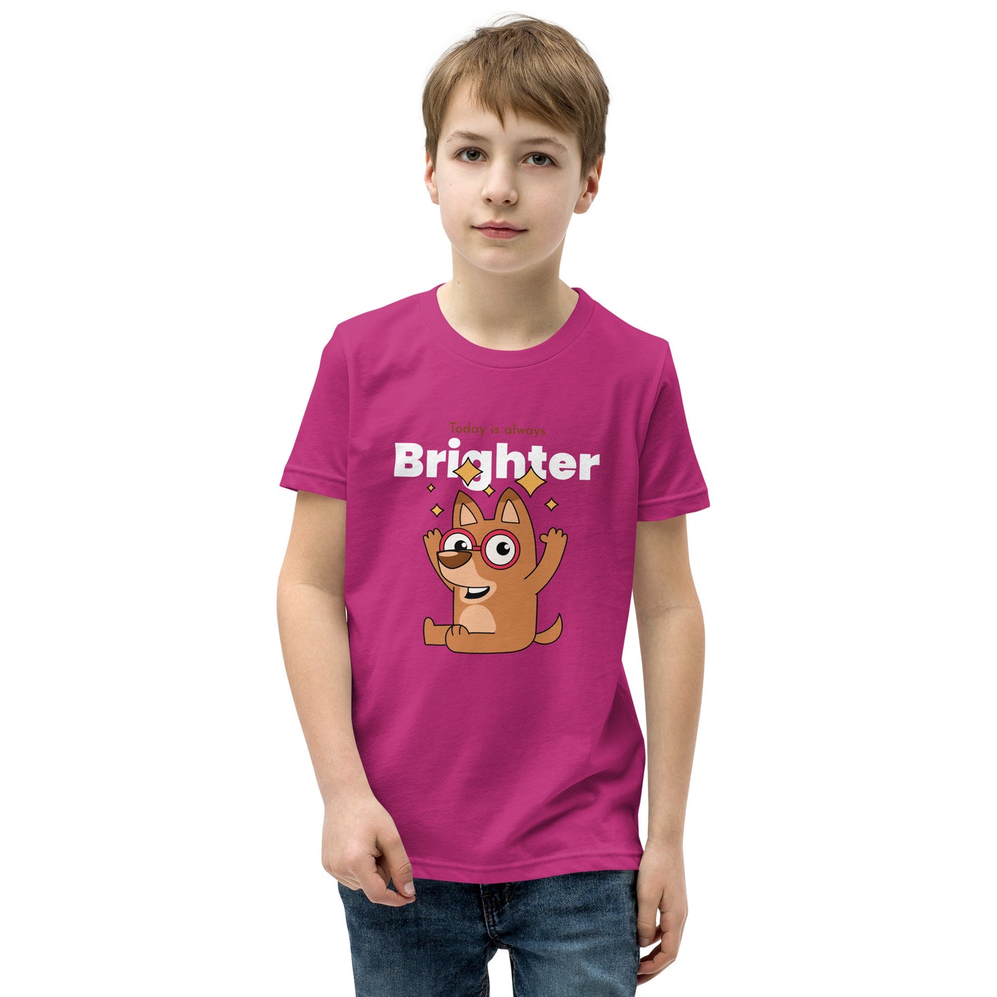 YOUTH COTTON SHORT SLEEVE TSHIRT KIDS TEES