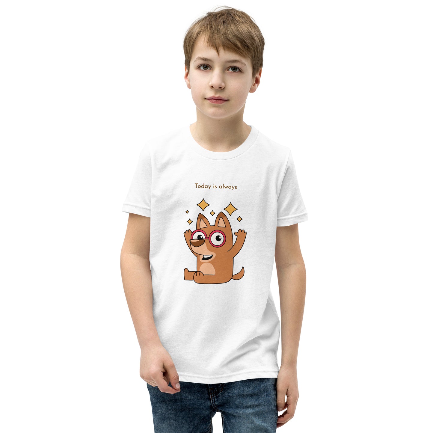 YOUTH COTTON SHORT SLEEVE TSHIRT KIDS TEES